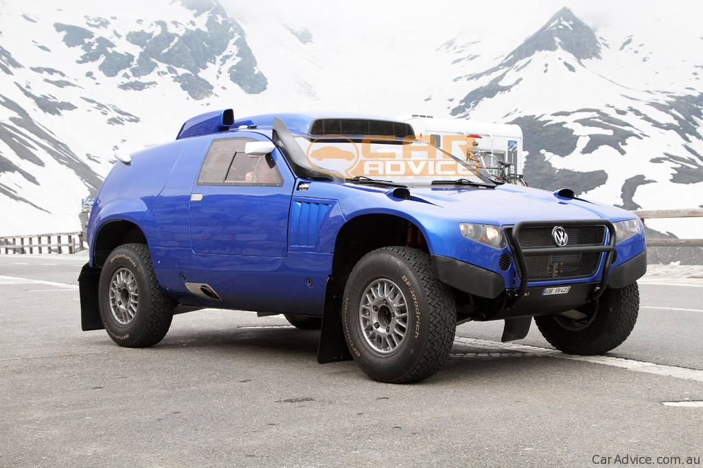 Volkswagen Touareg Dakar Spec Spied In The Alps Photos