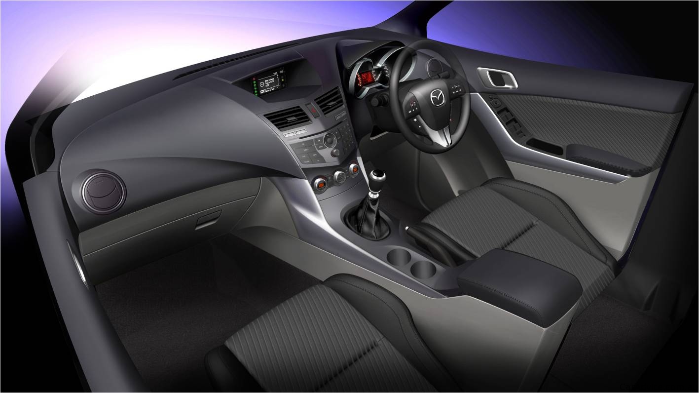 2011 Mazda BT-50 interior design revealed before AIMS ...