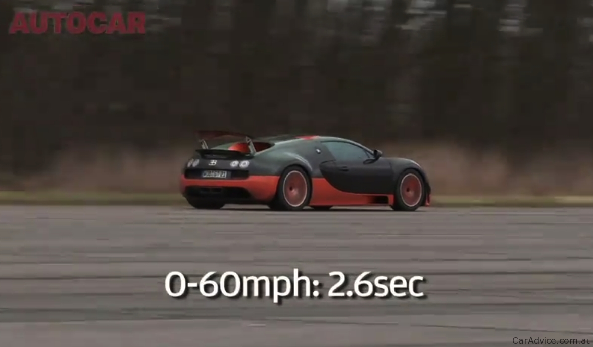 Bugatti veyron acceleration