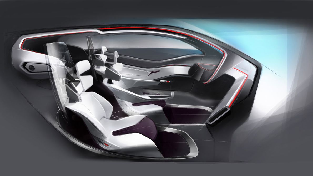Volkswagen Trimaran Concept previews 2025 autonomous vehicle - photos