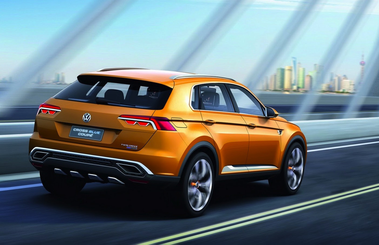 Volkswagen CrossBlue Coupe concept: Germany's Evoque ... Volkswagen CrossBlue Coupe concept: Germany's Evoque ...