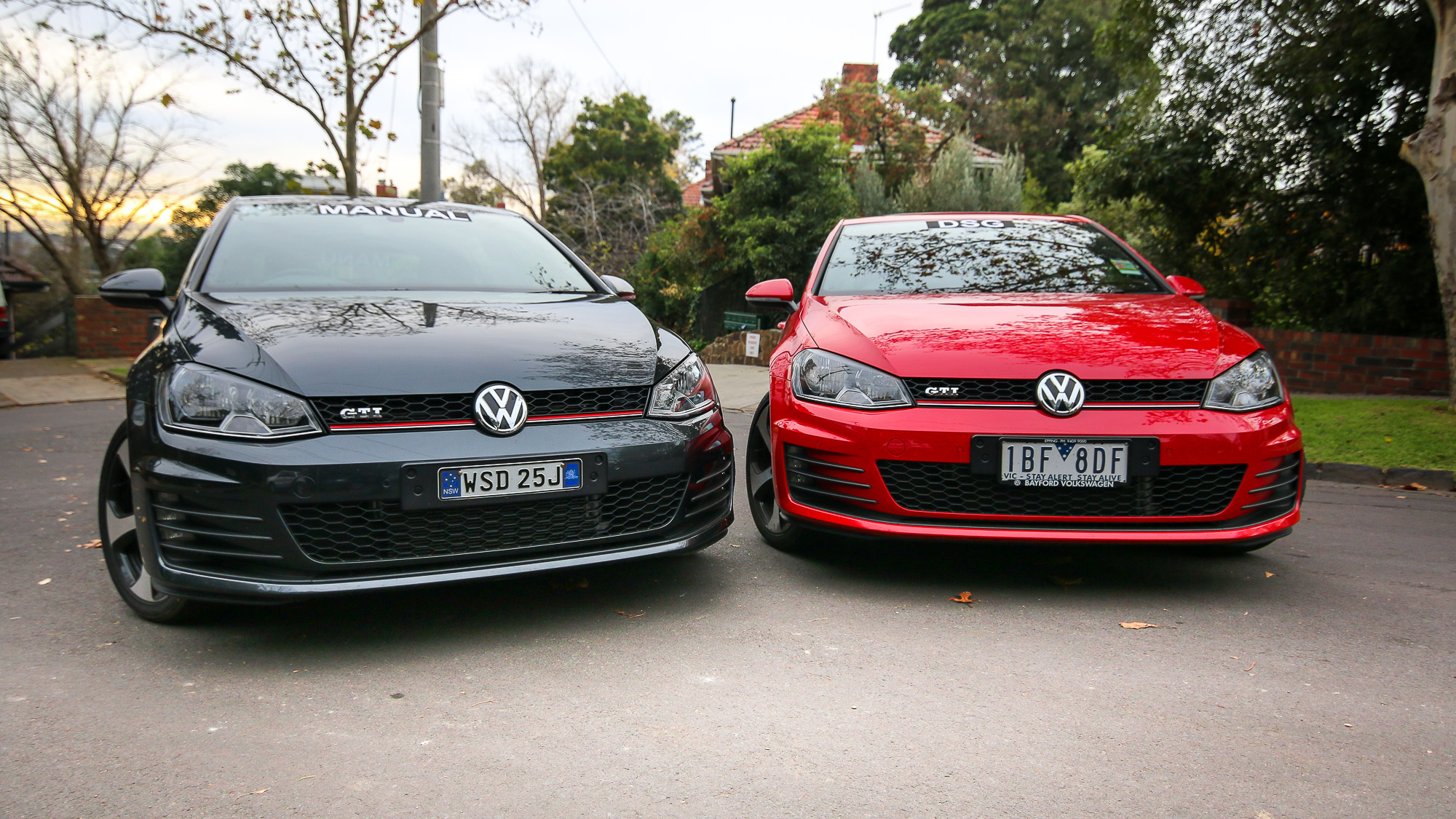 Volkswagen Golf GTI gearbox comparison Manual v DSG Photos