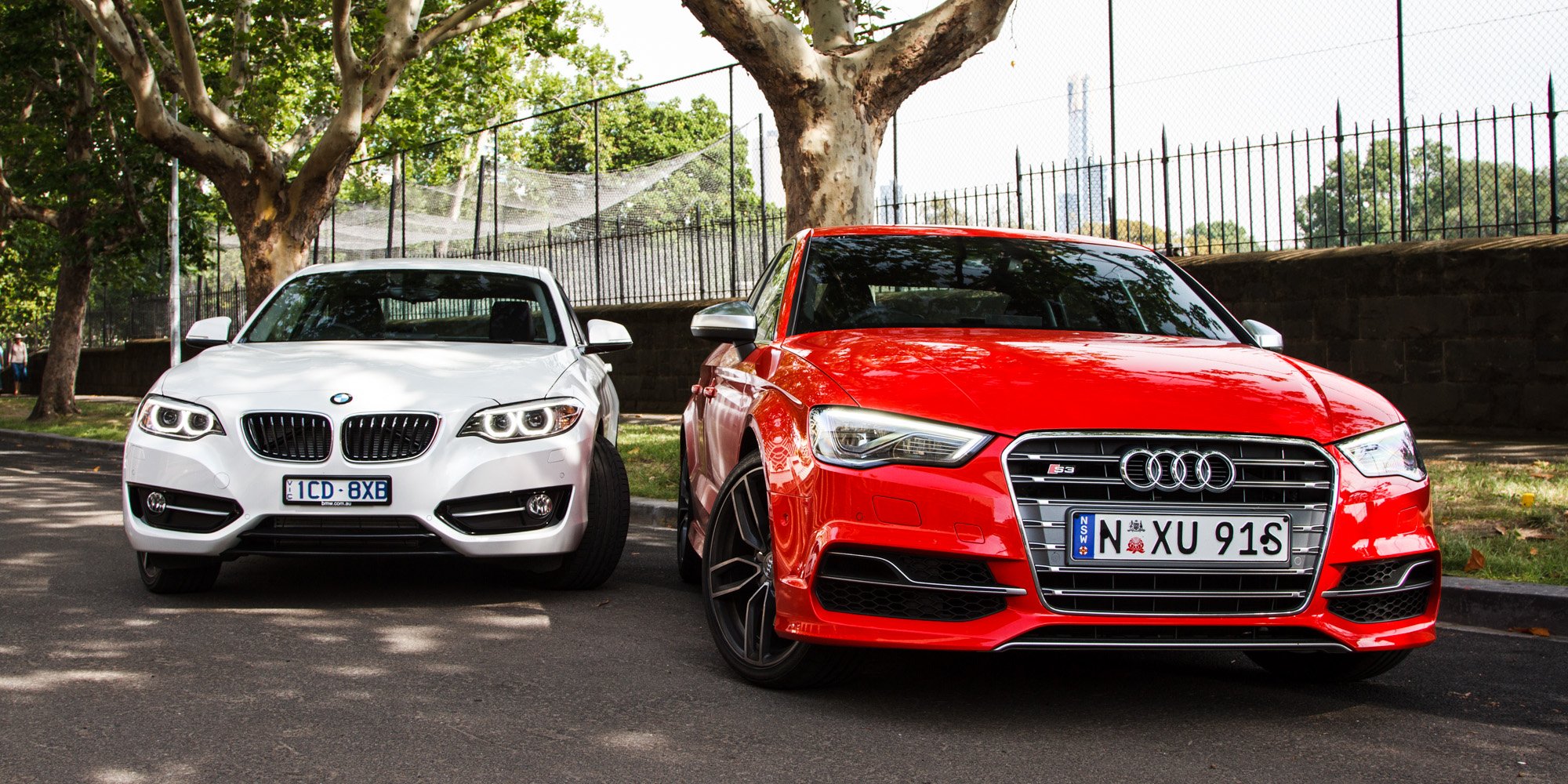 Audi S3 sedan v BMW 228i coupe : Comparison review  Photos 1 of 37