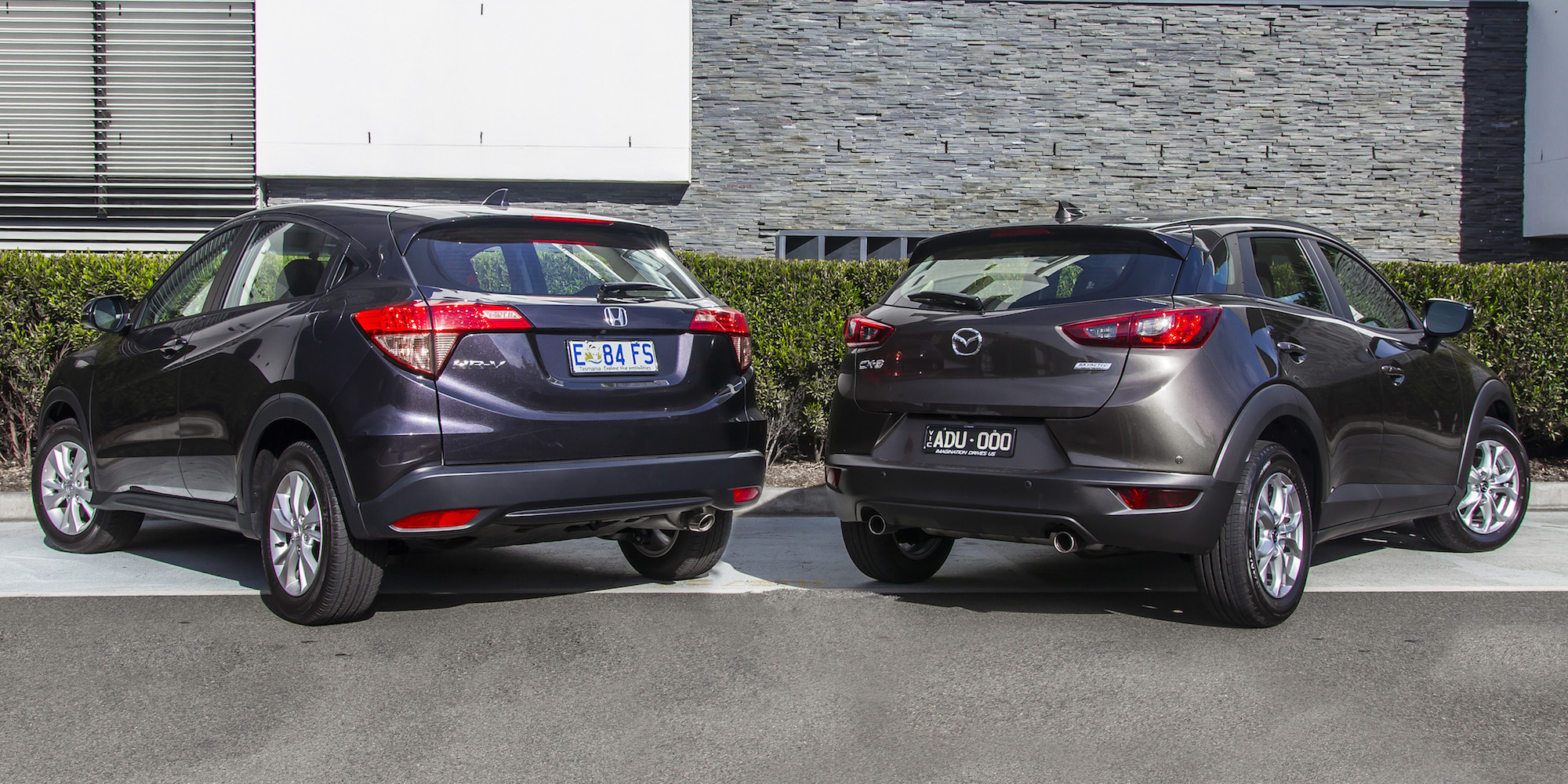 Honda HRV VTi v Mazda CX3 Maxx Comparison Review Photos