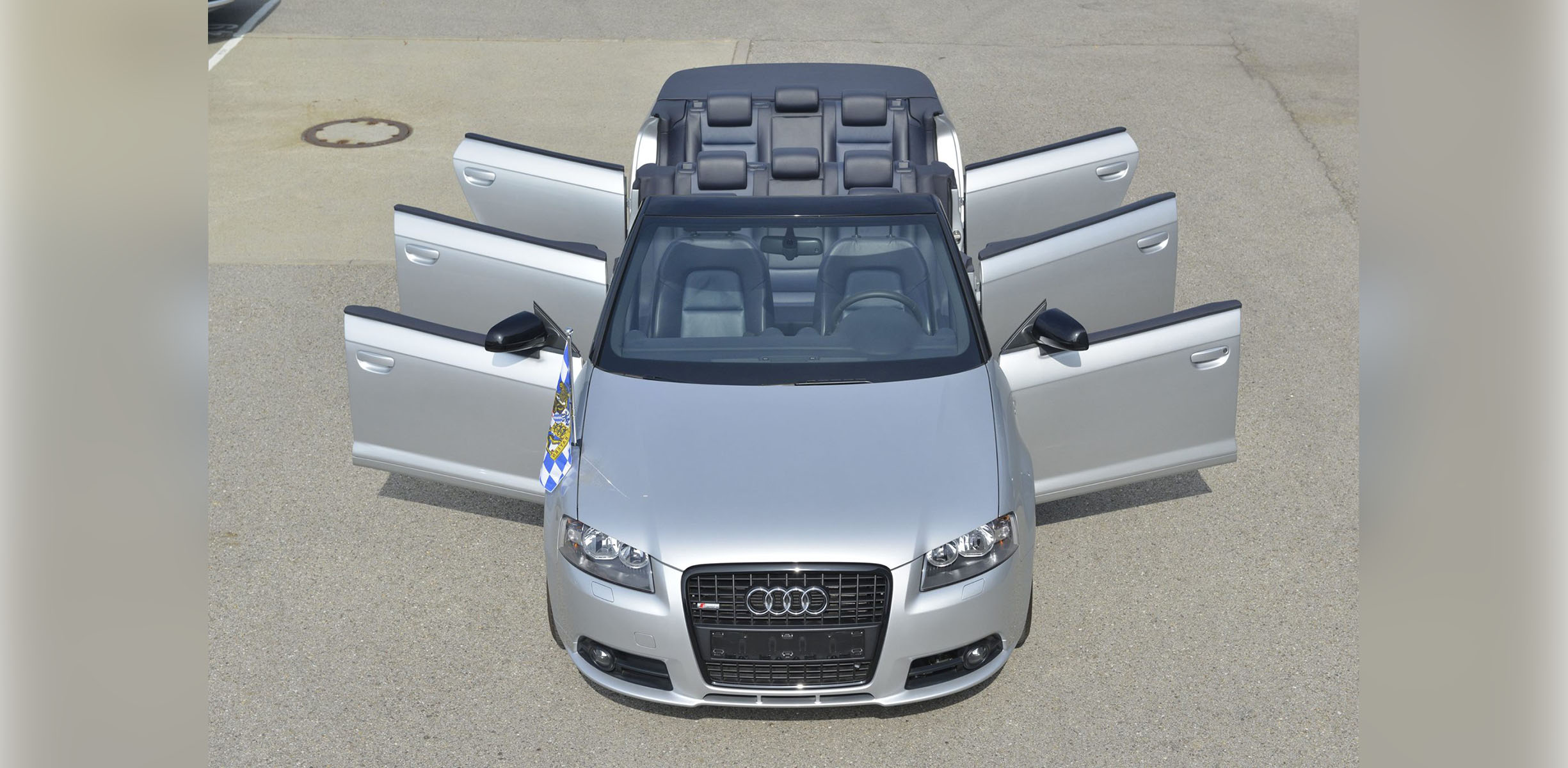 Audi Builds Six Door Eight Seat A3 Cabrio Photos