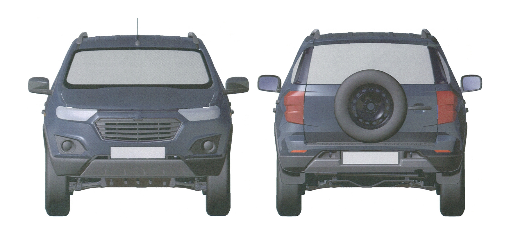 2016 Chevrolet Niva Revealed In Leaked Patent Images Photos