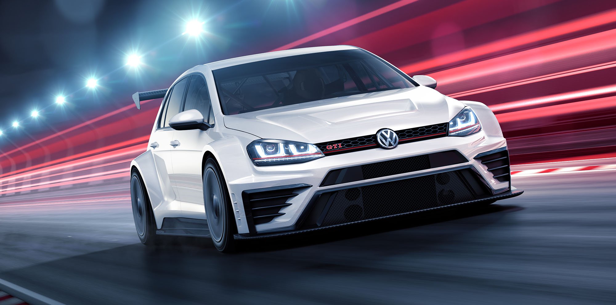 Volkswagen Golf GTI TCR race car revealed - photos | CarAdvice