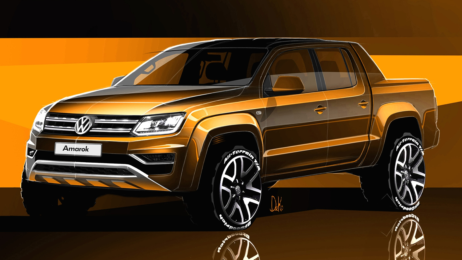 2022 Volkswagen Amarok sketches revealed photos CarAdvice