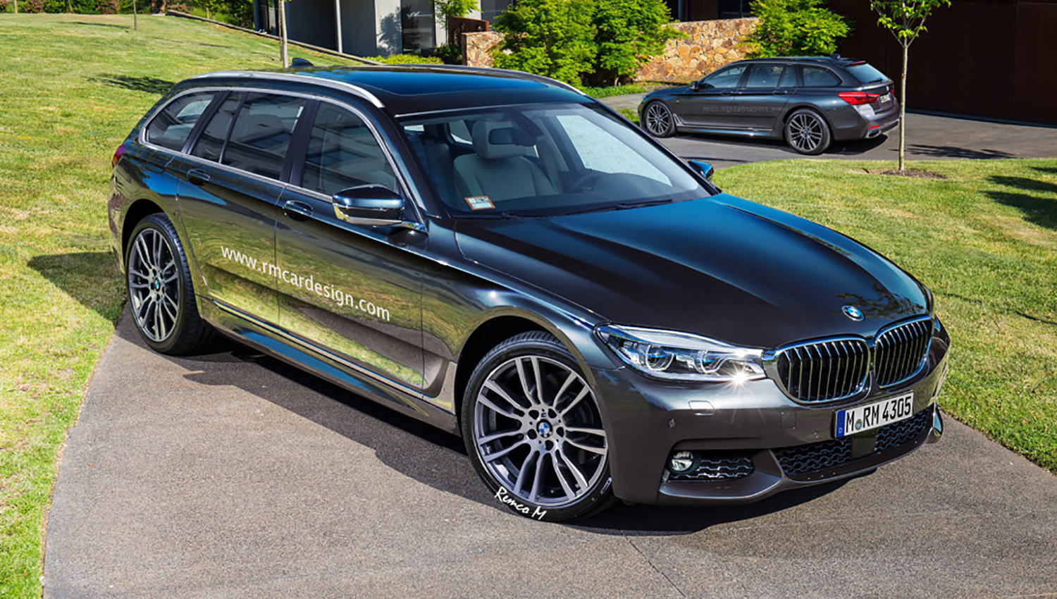 2017 BMW 5 Series sedan and Touring wagon rendered  photos  CarAdvice