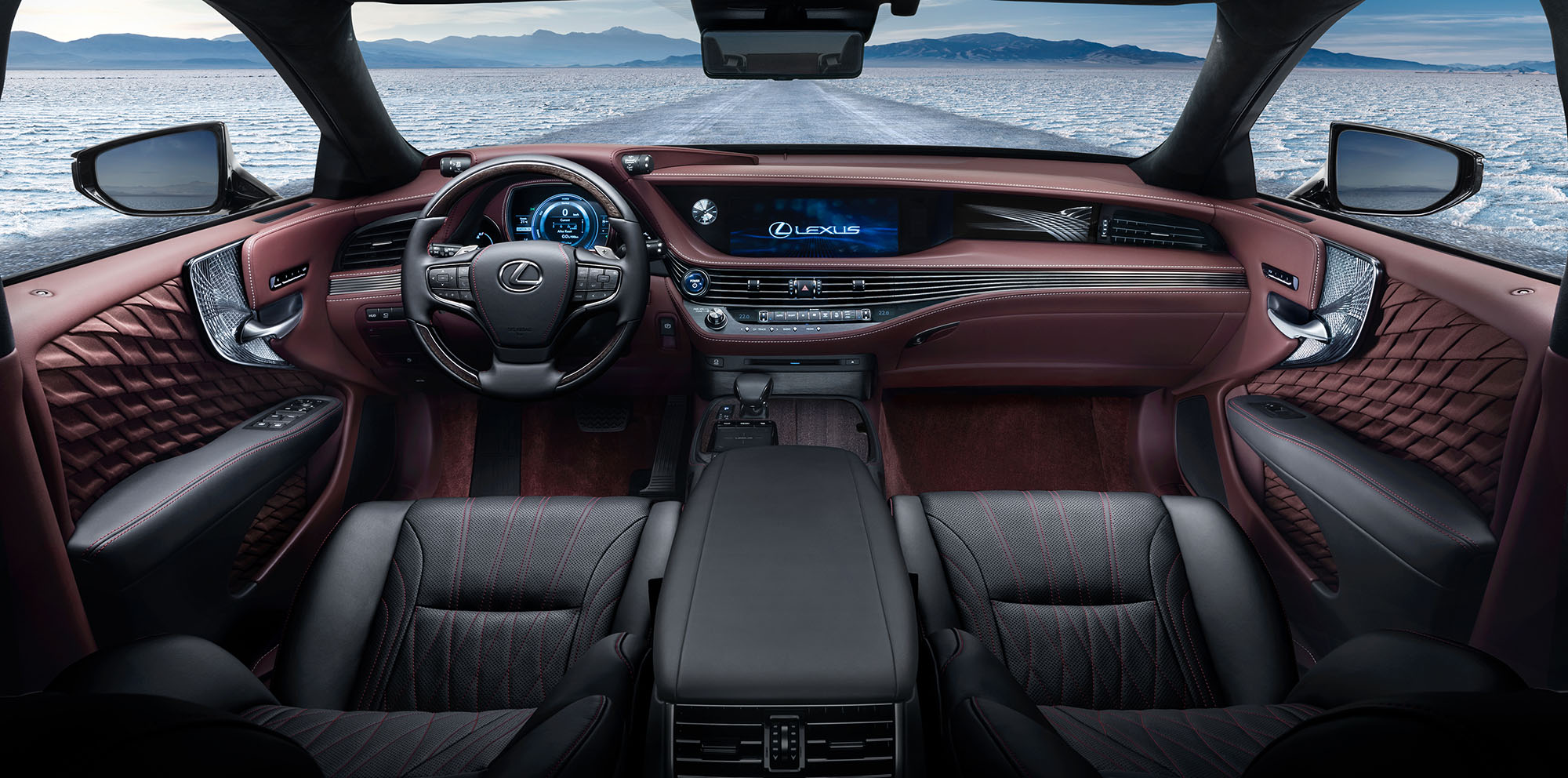 lexus ls500h interior