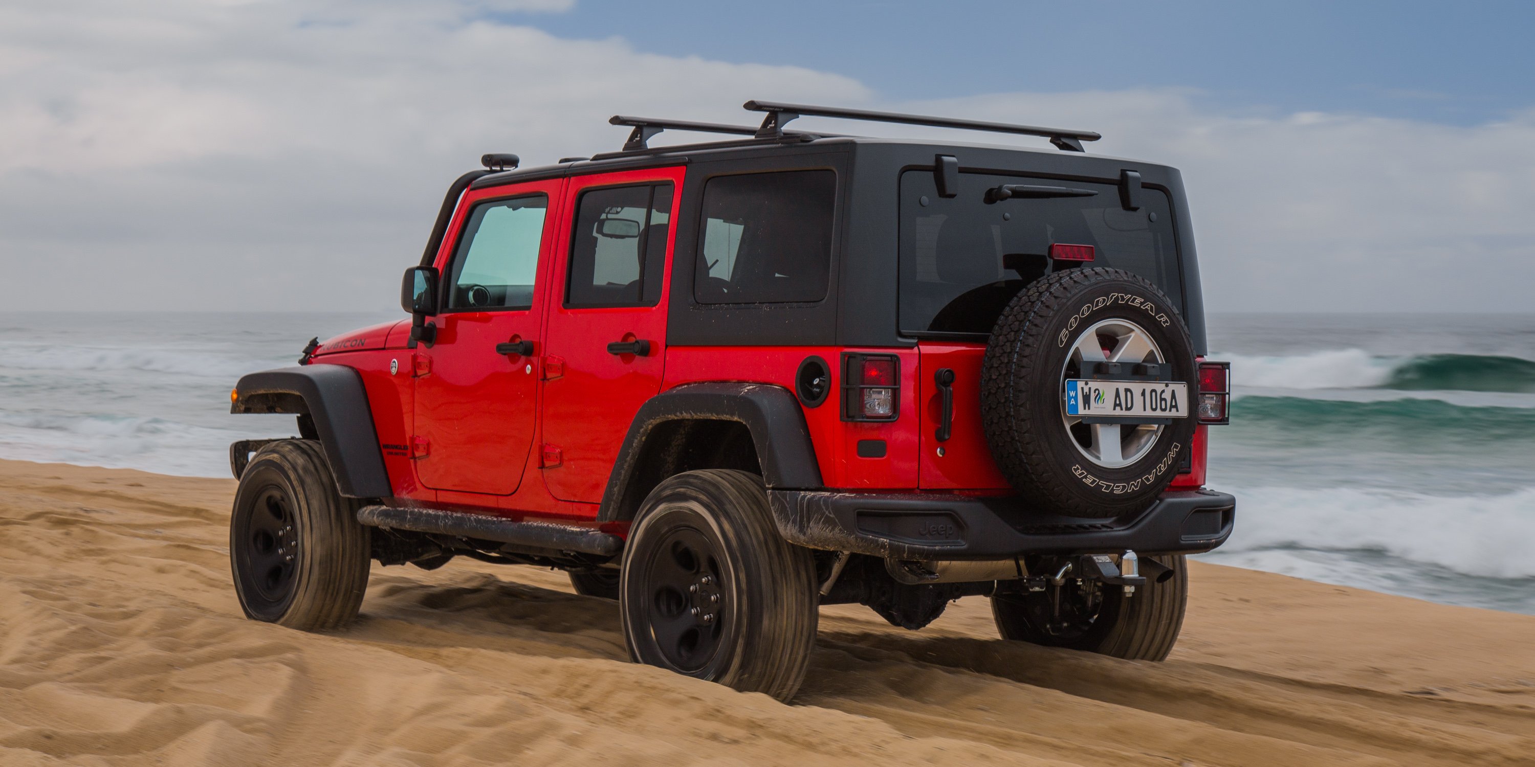 Hitting the beach in the 2017 Jeep Wrangler Unlimited