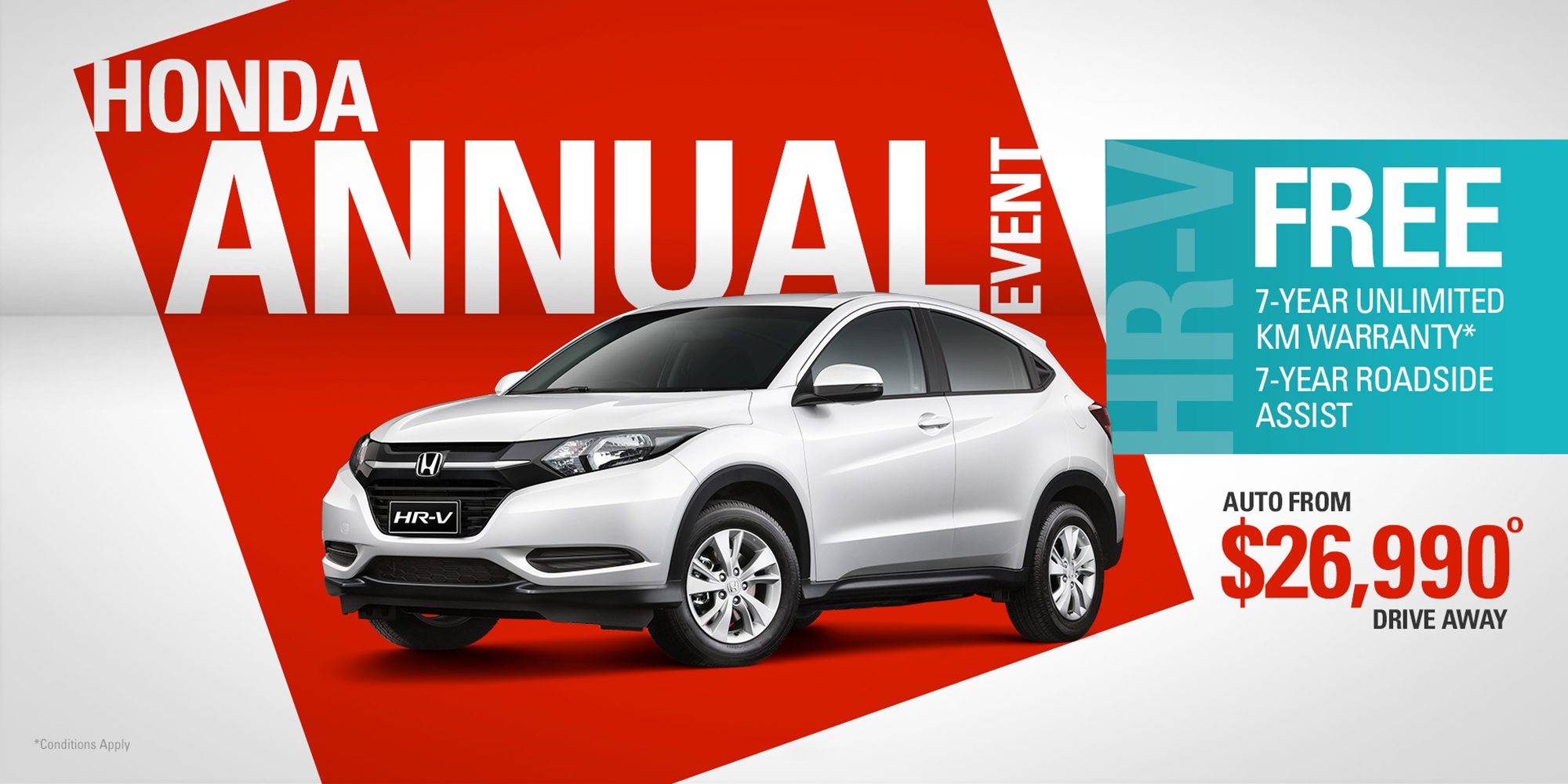 Honda offering sevenyear, unlimitedkilometre warranty until December 31 Photos (1 of 4)